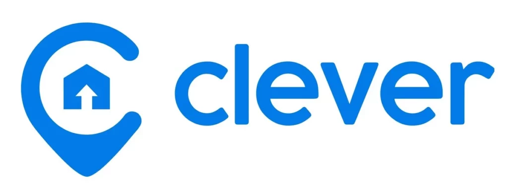 clever real estate logo